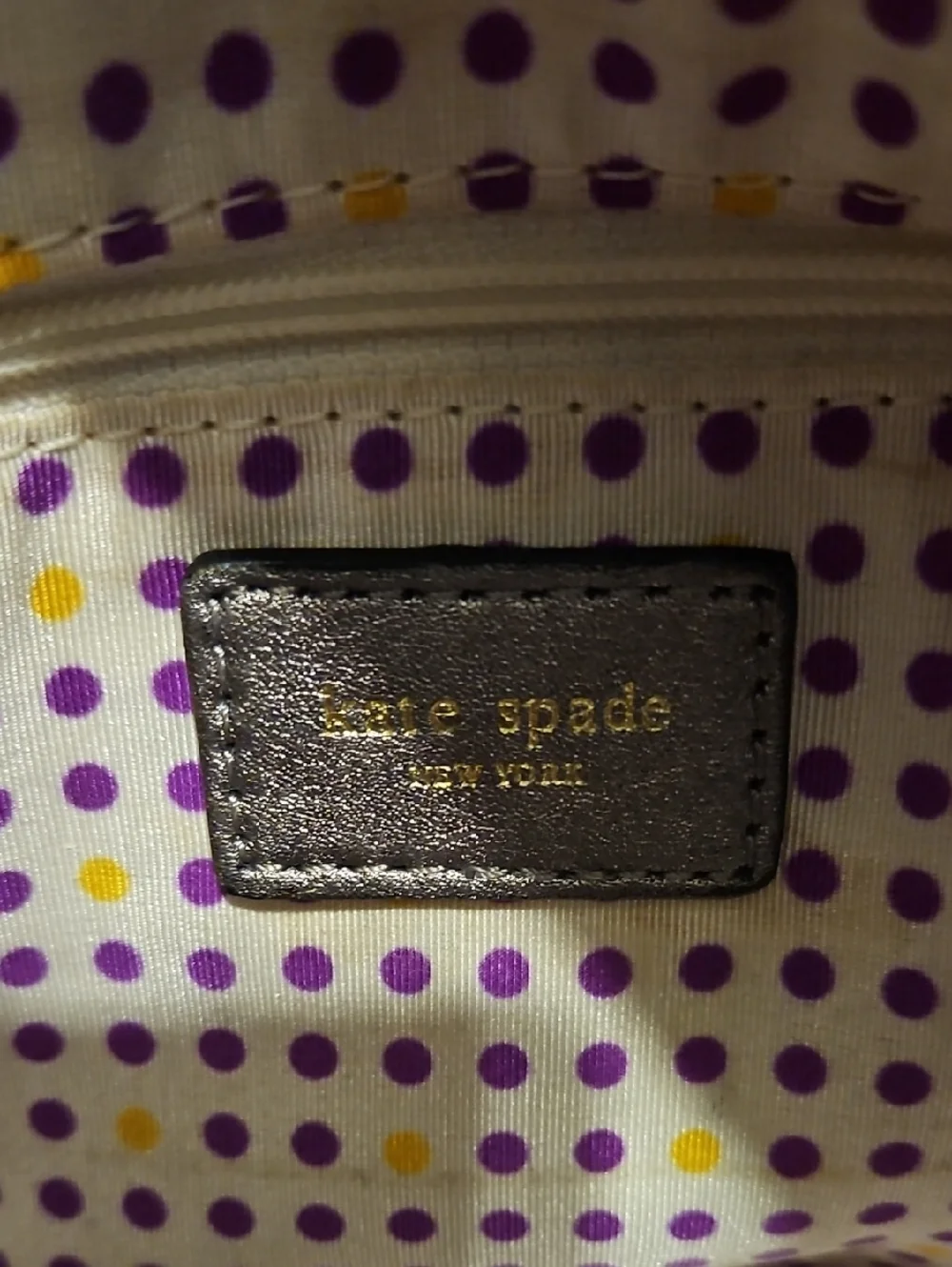 Kate Spade Metallic Gunmetal‎ Shoulder Bag